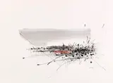 Georges Mathieu, Composition, 1958, Mixed media