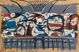 Markus Lüpertz, Ohne Titel (Knochenbild)