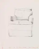 Chair, 38 The Colony, Malibu by David Hockney, 1973, Lithograph, sold Jun 2017