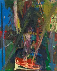Walter Libuda, Der Weg, 1992, Oil on canvas