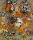 Rolf Cavael, No 69/Mi 2, 1969, Oil on canvas