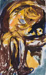 Helmut Sturm, Ohne Titel, Um 1960, Oil on fibreboard