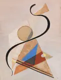 Adolf Fleischmann, Ohne Titel, Um 1946/1948, Collage