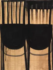 Fritz Klemm, Zwei Stühle, Um 1963, Gouache