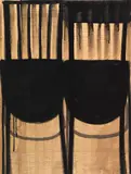 Fritz Klemm, Zwei Stühle, Um 1963, Gouache