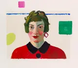 Xenia Hausner, Rot Weiß Rot, 2001, Lithograph in colors