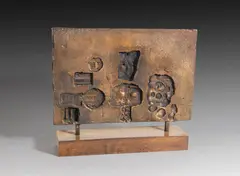 Antoni Clavé, Trois Visages, 1966, Bronze