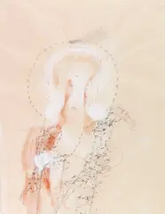 Figur by Gerhard Hoehme, 1973, Watercolor, sold Jun 2017