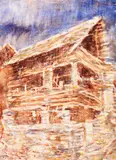 Haus in Bosco by Christian Rohlfs, 1933, Water-tempera, sold Jun 2017