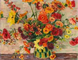 Arnold Balwé, Roter Strauß