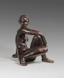 Kleine Schauende by Fritz Klimsch, 1936, Bronze, sold Jun 2017