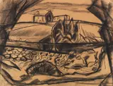Otto Dix, Gehöft am Fluss II
