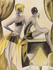 Dodo, Mauerblümchen, 1928, Watercolor