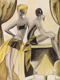 Dodo, Mauerblümchen, 1928, Watercolor