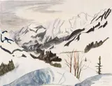 Erich Heckel, Winter im Walsertal