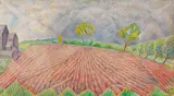 (d. i. Marie Vorobieff) Marevna, Holland Field, 1960/70, Oil on panel