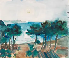 Cavalaire by Walter Gramatté, 1927, Watercolor, sold Jun 2017