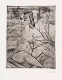 Max Pechstein, Nach dem Bad, 1920, Drypoint