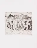 Emil Nolde, Waldkinder, 1911, Drypoint