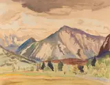 Erich Heckel, Berge im Schatten