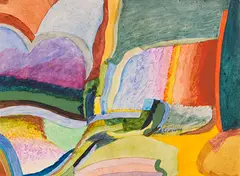Boris Ender, Colors of Nature, 1924, Watercolor