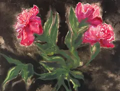 Blumen by Max Kaus, 1939, Watercolor, sold Jun 2017