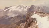 Edward Theodore Compton, Ansicht der Marmolata vom Piz Boè aus