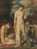 Carl von Marr, Die drei Grazien, Ca. 1880/90, Oil on canvas