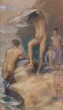 Ludwig von Hofmann, Badende Knaben