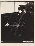 Félix Vallotton, Le Violoncelle (Instruments de musique I), 1896, Woodcut