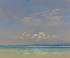 Alfred Haushofer, Chiemsee, Ca. 1920-1940, Gouache