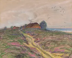 Franz Lenk, Amrum, Ca. 1927, Pastel