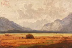 Eduard Schleich d. J., Heuernte im Voralpenland, Ca. 1860-1880, Oil on panel