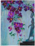 Emil Nolde, Figur und Clematis, 1935, Oil on canvas