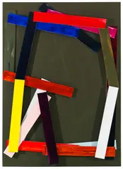 Imi Knoebel, Kreuz und quer, 2007, Acrylic