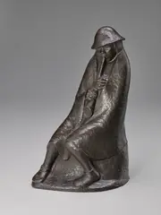 Der Flötenbläser by Ernst Barlach, 1936, Bronze, sold Dec 2016