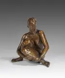 Georg Kolbe, Sitzende, 1926, Bronze