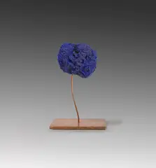 Yves Klein, Eponge bleue, 1961, Object