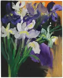Iris by Rainer Fetting, 1989, Oil on canvas, sold Dec 2016