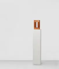 Carl Andre, Post, lintel & threshold exercise, 1963, Wooden sculpture