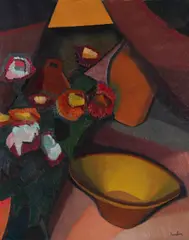 Auguste Herbin, Nature morte à la cuvette, 1909, Oil on canvas