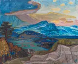 Otto Dix, Landschaft, 1951, Oil on canvas