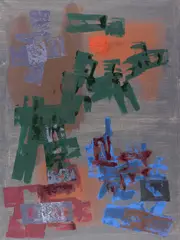Fliegendes by Fritz Winter, 1958, Oil on canvas, sold Dec 2016