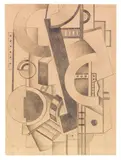 Fernand Léger, Composition mécanique, 1923, Pencil drawing