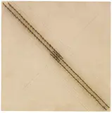Günther Uecker, Diagonale Struktur II, 1974, Mixed media