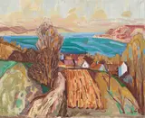 Otto Dix, Bodenseelandschaft, 1948, Oil on canvas