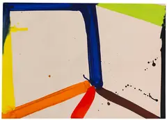 SF 67-024 by Sam Francis, 1967, Acrylic on paper, sold Dec 2016