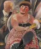 Paul Kleinschmidt, Kavalier mit Maiglöckchen, 1924, Oil on canvas