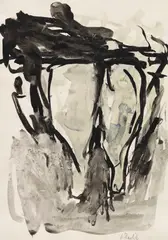 Ohne Titel by Georg Baselitz, 1978, Watercolor, sold Dec 2016