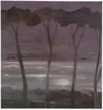 Norbert Schwontkowski, 2 Ufer, 2006, Oil on canvas